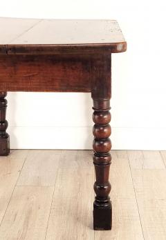 Walnut Baroque Continental One Drawer Table 17th Century and Later - 3001694