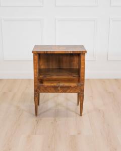 Walnut Bedside Table nightstand Louis XVI Style xix Century - 4577642