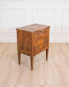 Walnut Bedside Table nightstand Louis XVI Style xix Century - 4577644