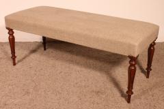Walnut Bench From The 19th Century - 3416111