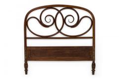 Walnut Bentwood Twin Bed - 4658639