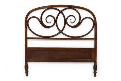 Walnut Bentwood Twin Bed - 4658640
