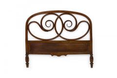 Walnut Bentwood Twin Bed - 4658641
