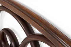 Walnut Bentwood Twin Bed - 4658648