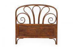 Walnut Bentwood Twin Size Bed - 4171184