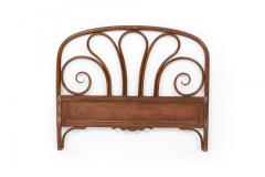 Walnut Bentwood Twin Size Bed - 4171187