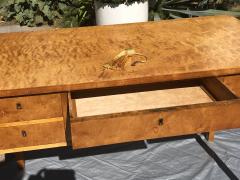 Walnut Burl Writing Desk - 2247322