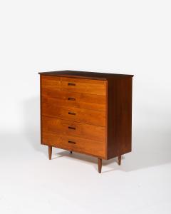 Walnut Chest of Drawers United States c 1950 - 4209967
