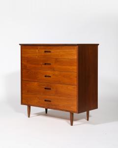 Walnut Chest of Drawers United States c 1950 - 4209975
