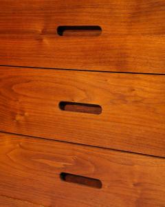 Walnut Chest of Drawers United States c 1950 - 4209977