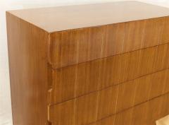 Walnut Chest of Drawers with Brass Inlay - 307633