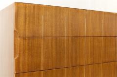 Walnut Chest of Drawers with Brass Inlay - 307634
