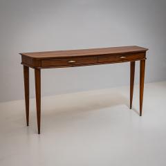 Walnut Console Table Italy Mid 20th Century - 4532728