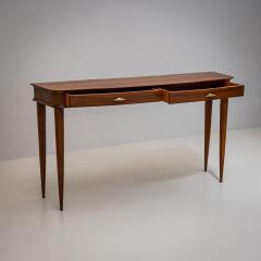 Walnut Console Table Italy Mid 20th Century - 4532730