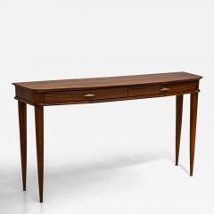 Walnut Console Table Italy Mid 20th Century - 4532837