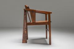 Walnut Craftsman Chair 1960s - 1555769