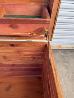 Walnut Lane Altavista Waterfall Front Art Deco Blanket Chest - 4365259