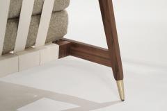 Walnut Lounge Chairs by Edmond J Spence 1950s - 2387770