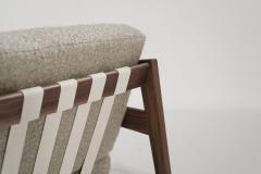 Walnut Lounge Chairs by Edmond J Spence 1950s - 2387772