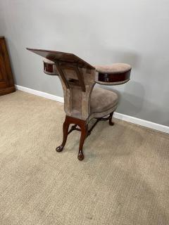 Walnut Mahogany Cockfighting Chair - 2483231