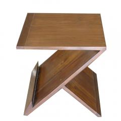 Walnut Mid Century Zig Zag Table - 549330