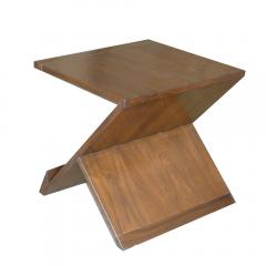 Walnut Mid Century Zig Zag Table - 549331