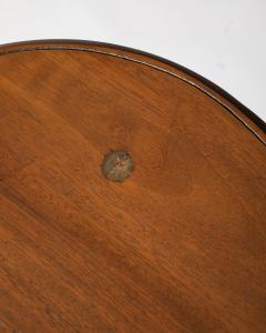 Walnut Round Side Table France c 1950 - 4210218