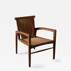 Walnut Sculptural String Chair Crafted in the Irving Sabo Studio for JGFurniture - 3371586