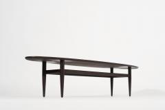 Walnut Surfboard Coffee Table by Heritage C 1950s - 2924195