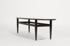 Walnut Surfboard Coffee Table by Heritage C 1950s - 2924197