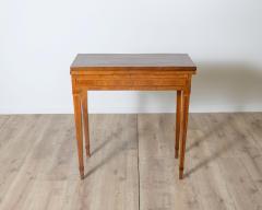 Walnut Veneer And Inlaid Table Game Table End Of The 18th Century - 4205598
