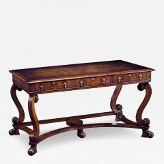 Walnut William Mary Style Library writing table - 4255956