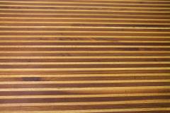 Walnut and Oak desk with x shaped legs - 3403432