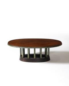 Walnut and Painted Wood Coffee Table - 4210269