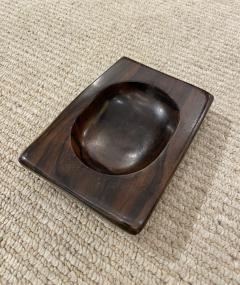 Walnut vide poche hand carved by Odile Noll  - 3493517