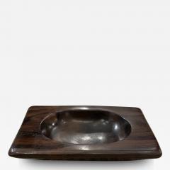 Walnut vide poche hand carved by Odile Noll  - 3494516