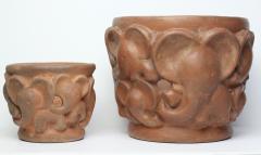 Walter Bosse Pair of Terracotta Jardinieres with Elephants by Walter Bosse Kufstein Austria - 3922379