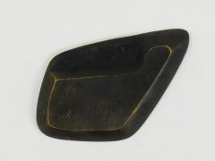 Walter Bosse Walter Bosse Asymmetrical Modernist Black Brass Ashtray by Herta Baller 1950s - 4052643