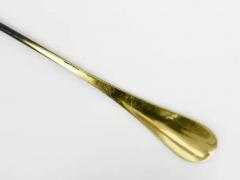 Walter Bosse Walter Bosse Brass Shoehorn Displaying a Cow Herta Baller Austria 1950s - 4042255