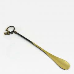 Walter Bosse Walter Bosse Brass Shoehorn Displaying a Cow Herta Baller Austria 1950s - 4044104