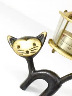 Walter Bosse Walter Bosse Cat Figurine with Thermometer Herta Baller Austria 1950s - 4042038