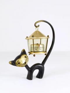 Walter Bosse Walter Bosse Cat Figurine with Thermometer Herta Baller Austria 1950s - 4042321