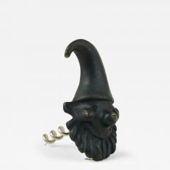 Walter Bosse Walter Bosse Dwarf Brass Cork Screw Bottle Opener Herta Baller Austria 1950s - 4056592