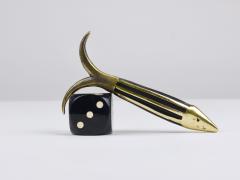 Walter Bosse Walter Bosse Fish Mid Century Brass Corkscrew Herta Baller Austria 1950s - 4451512