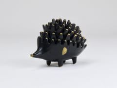 Walter Bosse Walter Bosse Hedgehog Stackable Brass Ashtrays Herta Baller Austria 1950s - 4271386