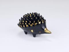 Walter Bosse Walter Bosse Hedgehog Stackable Brass Ashtrays Herta Baller Austria 1950s - 4363877