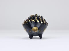 Walter Bosse Walter Bosse Hedgehog Stackable Brass Ashtrays Herta Baller Austria 1950s - 4363896