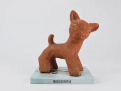 Walter Bosse Walter Bosse Large Baby Deer Pottery Ceramic Sculpture Austria 1920s - 4068078