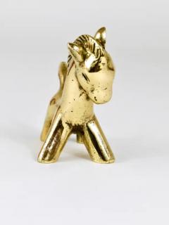 Walter Bosse Walter Bosse Midcentury Brass Horse Figurine Herta Baller Austria 1950s - 4050239