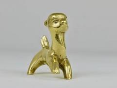 Walter Bosse Walter Bosse Midcentury Deer Fawn Brass Figurine Herta Baller Austria 1950s - 4052661